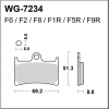 WRP klocki hamulcowe FA252, MCB611-34649