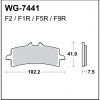 WRP klocki hamulcowe FA447, MCB792-34742