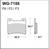 WRP klocki hamulcowe FA88, MCB530-34756
