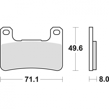 WRP klocki hamulcowe FA379, MCB752-34737