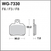 WRP klocki hamulcowe FA266, MCB700-34967
