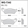 WRP klocki hamulcowe FA363, MCB707-34968