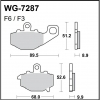 WRP klocki hamulcowe FA192, MCB662-34984