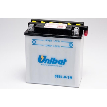 UNIBAT akumulator 5Ah-12V 65A (P+)