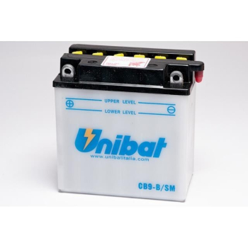 UNIBAT akumulator 9Ah-12V 130A (L+)