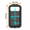 Uchwyt na telefon z etui antywibracyjny HARD 167mm-44819