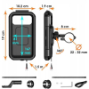 Uchwyt na telefon z etui z indukcją HARD 167mm-45112