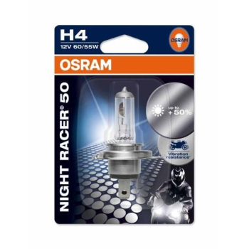 OSRAM NIGHT RACER 50 żarówka H4 12V 60/55W