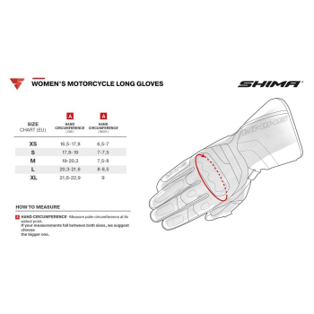 SHIMA GT-2 LADY rękawice damskie czarne-46352
