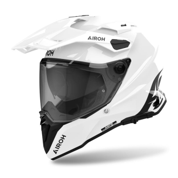 AIROH COMMANDER 2 WHITE GLOSS kask dual L
