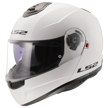 LS2 FF908 STROBE II kask szczękowy biały