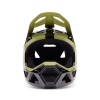 FOX RAMPAGE BARGE kask rowerowy czarno-zielony-48354