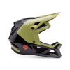 FOX RAMPAGE BARGE kask rowerowy czarno-zielony