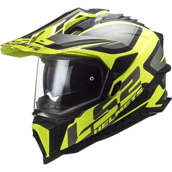 LS2 EXPLORER MX701 ALTER MATT Hi-VIS kask dual