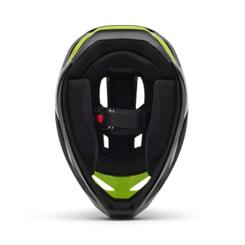 FOX RAMPAGE BARGE kask rowerowy czarny-fluo-49276