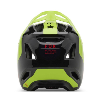 FOX RAMPAGE BARGE kask rowerowy czarny-fluo-49277