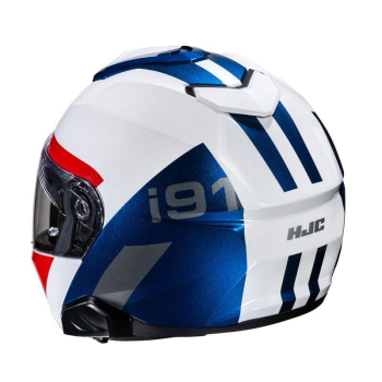 HJC I91 BINA kask szczękowy biało-niebieski XL-49294