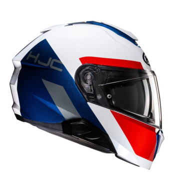HJC I91 BINA kask szczękowy biało-niebieski XL-49296