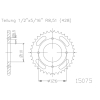 ESJOT zębatka tył KX 65 00-..., RM 65 03-...-6974