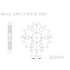 ESJOT zębatka przód YZ 125 87-04, DT+R 125/200-7079